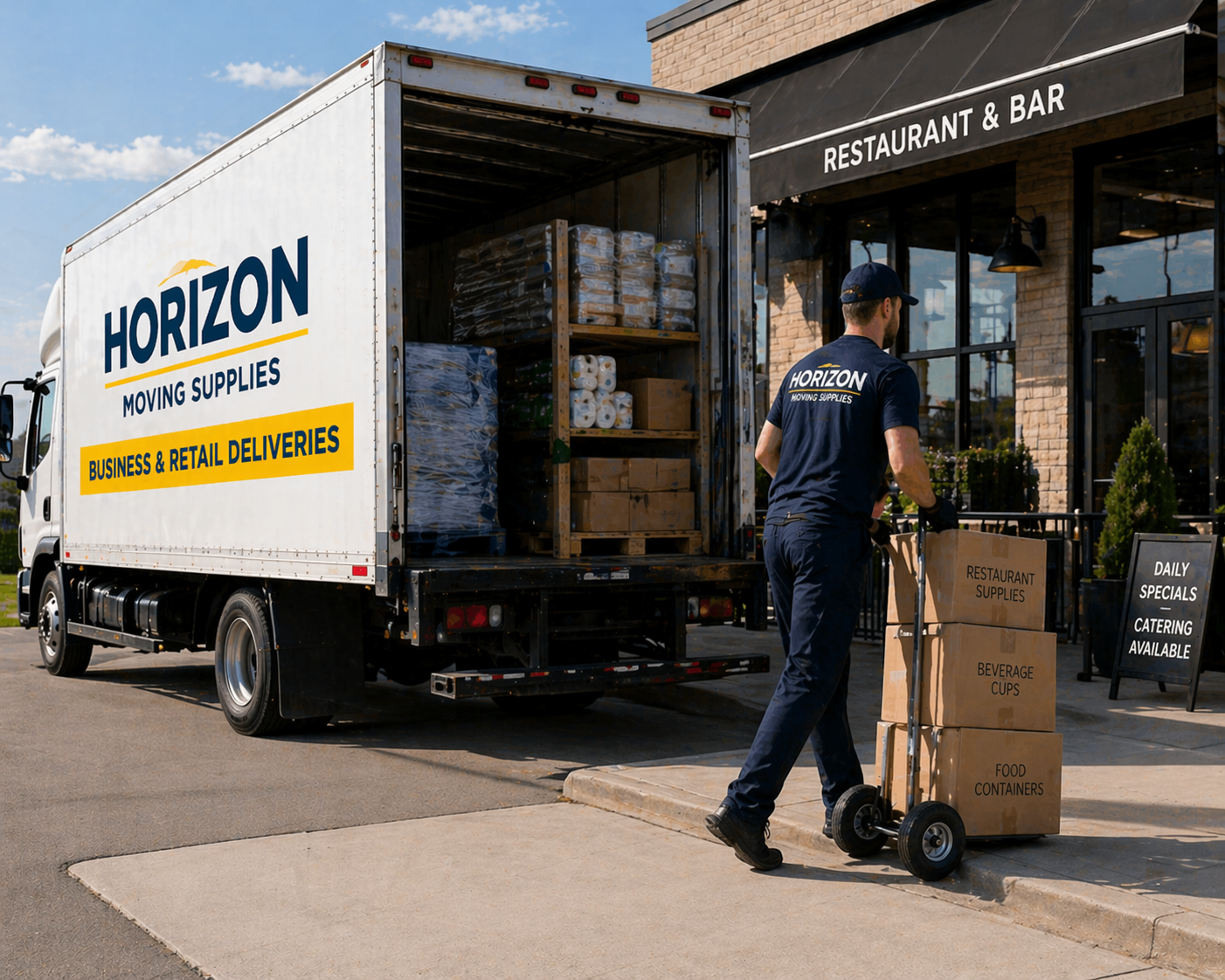 Business and retail deliveries